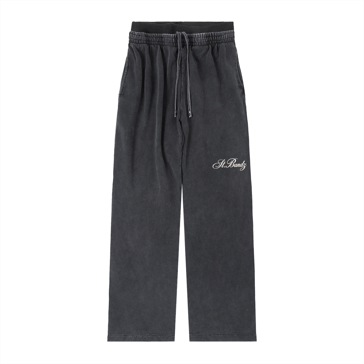 ST.BANDZ® Vintage Washed Double-Waist Sweatpants