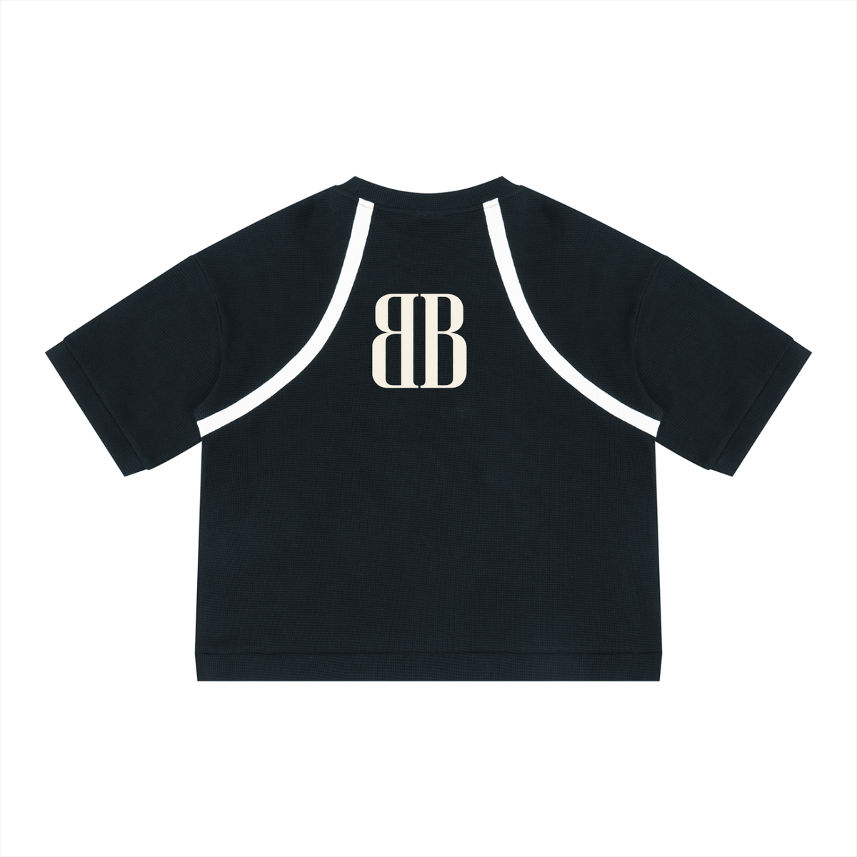 ST.BANDZ® Color Block Waffle Boxy T-Shirt