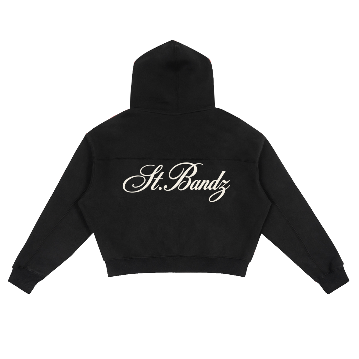 ST.BANDZ® Fleece Zip-Up Boxy Hoodie