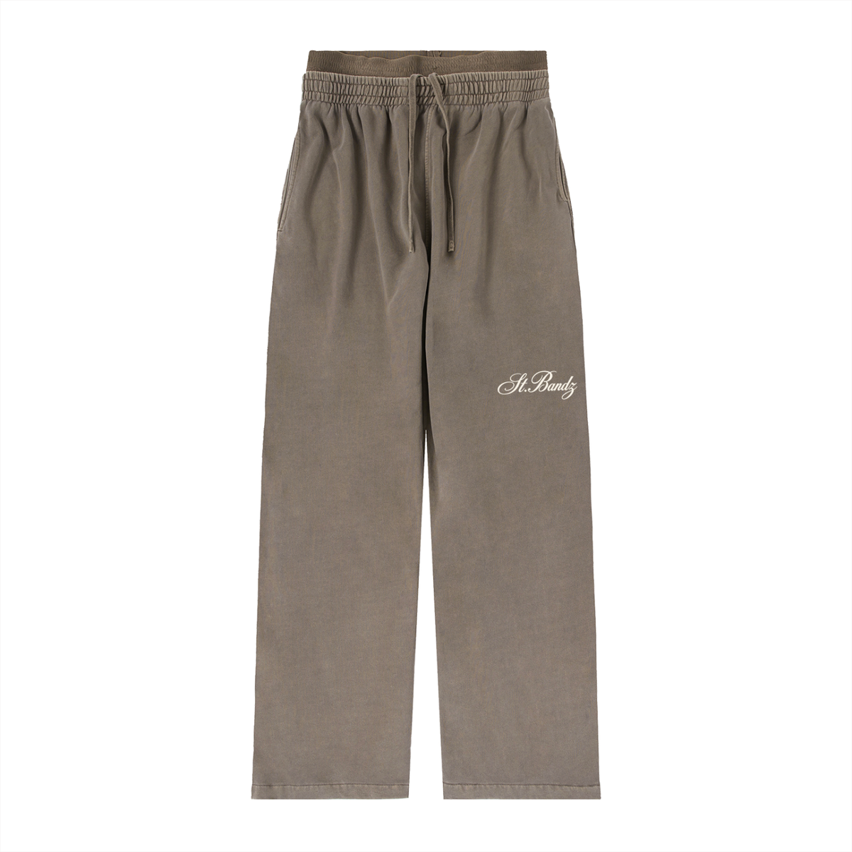 ST.BANDZ® Vintage Washed Double-Waist Sweatpants