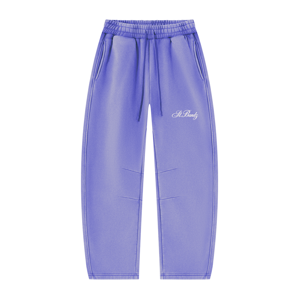 bandzclub,VintageWash,BarrelLeg,Sweatpants,Unisex,Streetwear,Fleece,hoodie