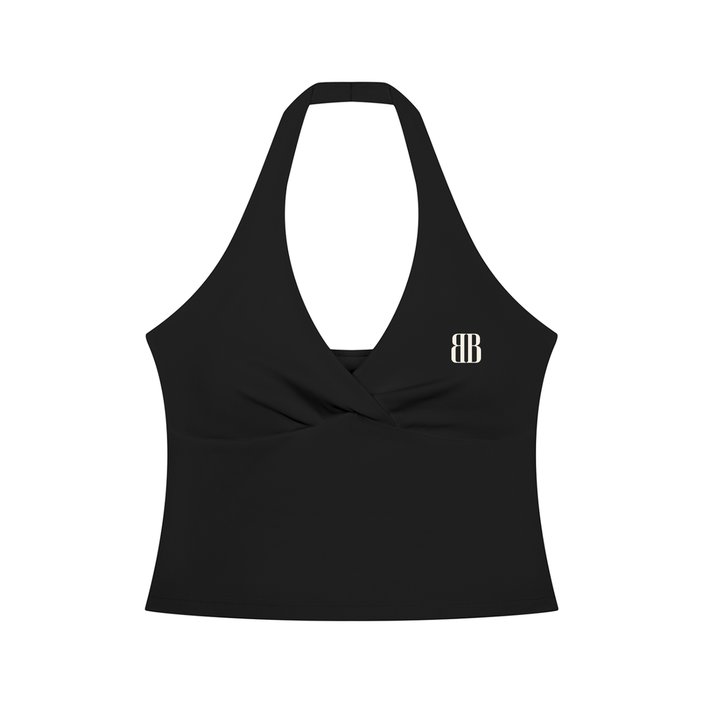 ST.BANDZ® Women’s Ruched Halter Tank Top