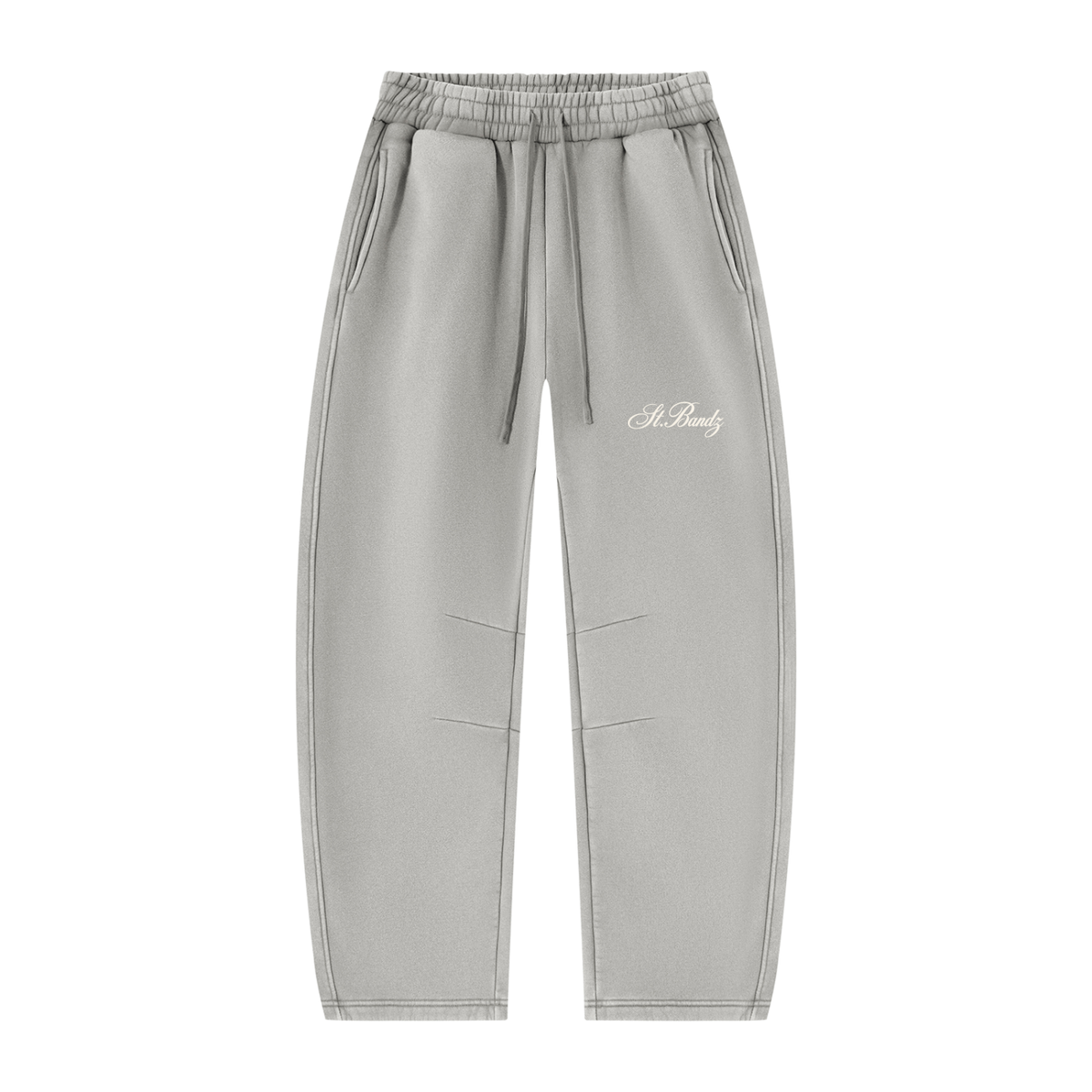 bandzclub,VintageWash,BarrelLeg,Sweatpants,Unisex,Streetwear,Fleece,hoodie