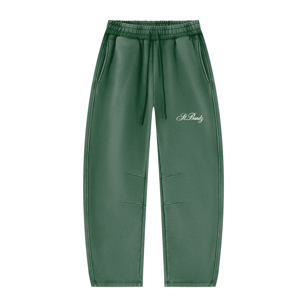 bandzclub,VintageWash,BarrelLeg,Sweatpants,Unisex,Streetwear,Fleece,hoodie