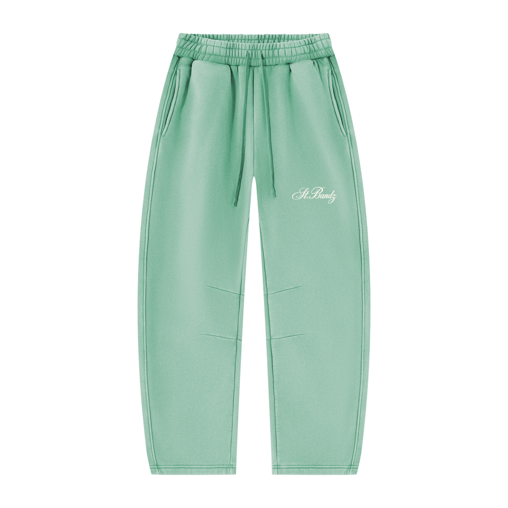 bandzclub,VintageWash,BarrelLeg,Sweatpants,Unisex,Streetwear,Fleece,hoodie
