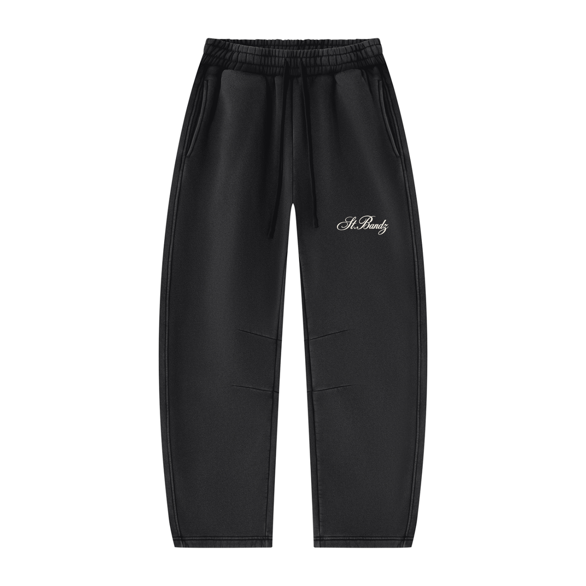 bandzclub,VintageWash,BarrelLeg,Sweatpants,Unisex,Streetwear,Fleece,hoodie