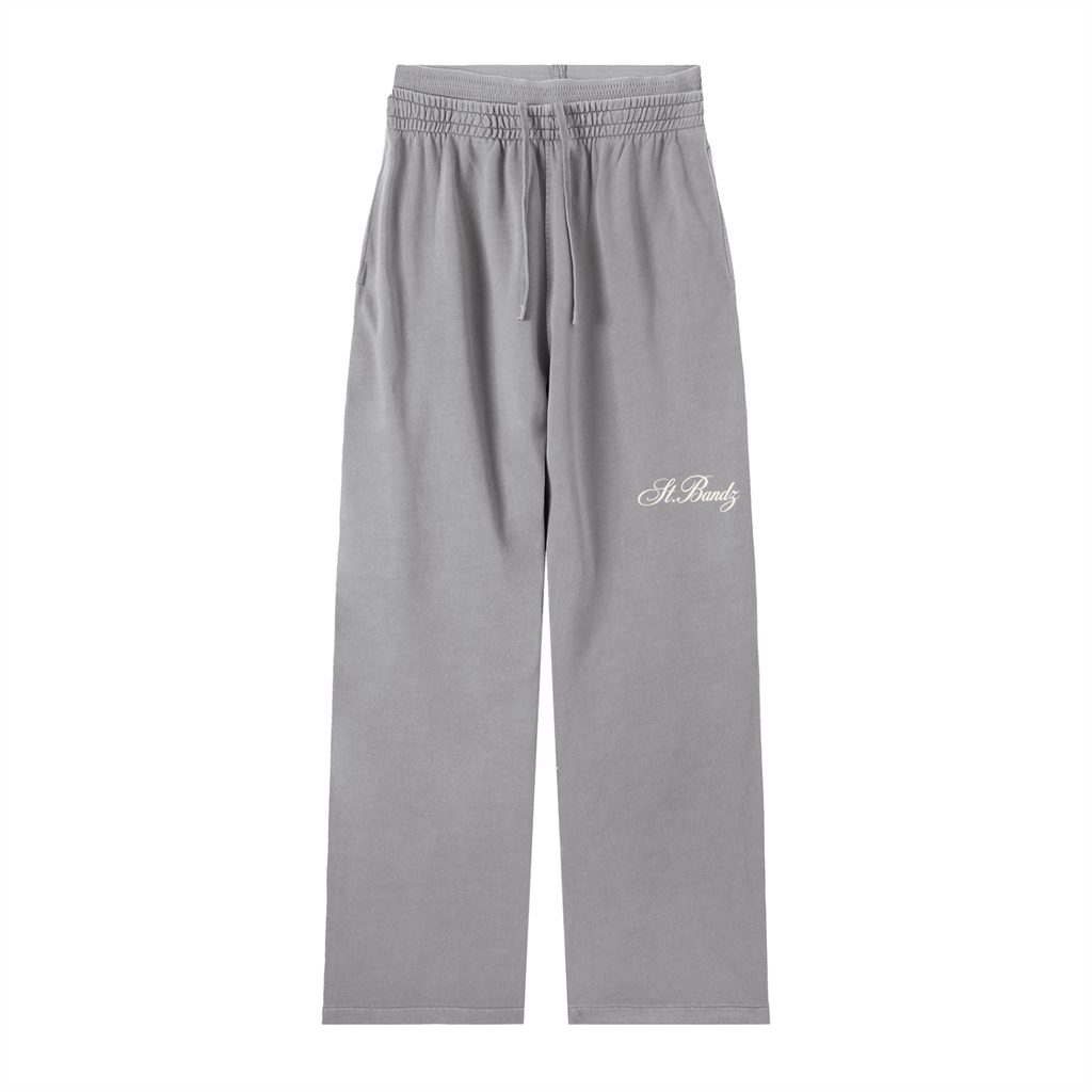 ST.BANDZ® Vintage Washed Double-Waist Sweatpants