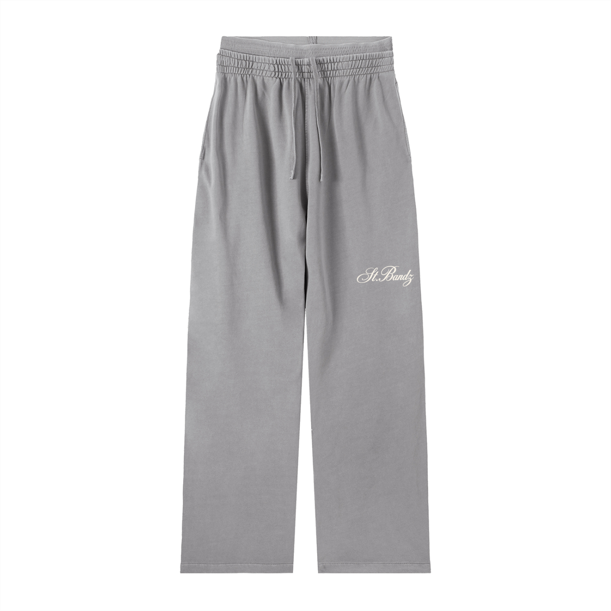 ST.BANDZ® Vintage Washed Double-Waist Sweatpants