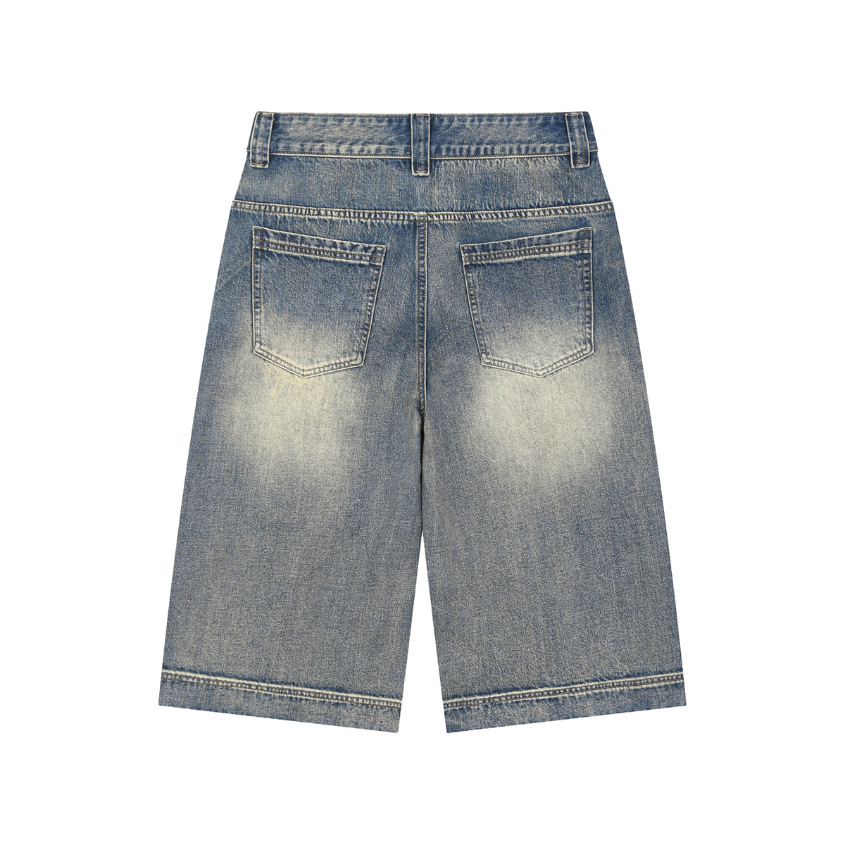 ST.BANDZ® Vintage Wash Baggy Denim Shorts