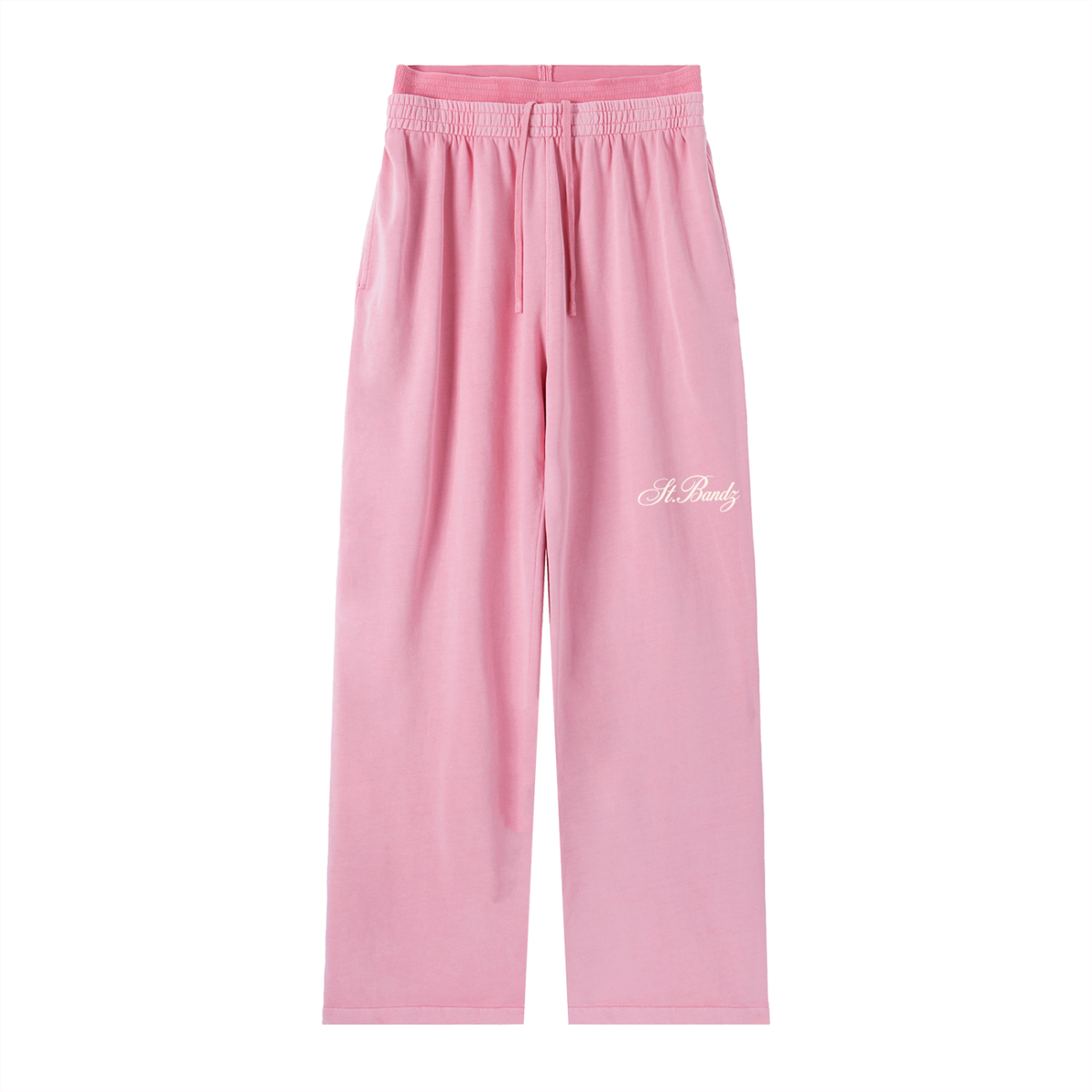 ST.BANDZ® Vintage Washed Double-Waist Sweatpants