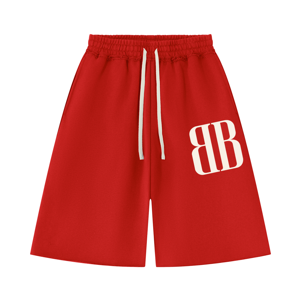 ST.BANDZ® Heavyweight Raw Edge Sweat Shorts