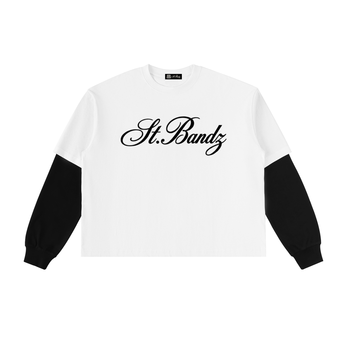 ST.BANDZ® Layered Contrast Sleeve T-Shirt